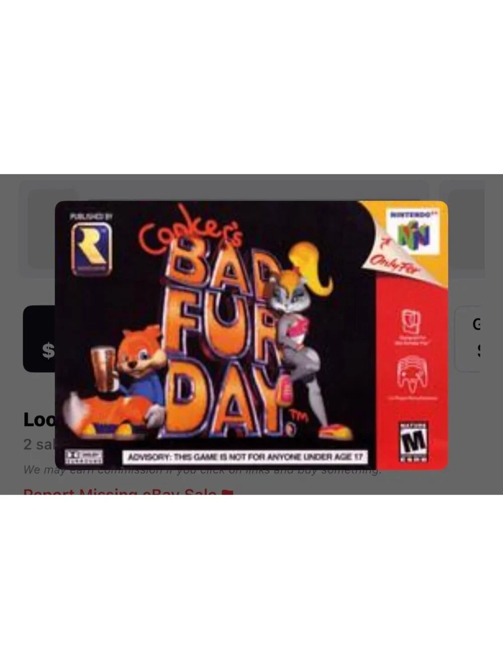 Conker’s Bad Fur Day for Nintendo 64